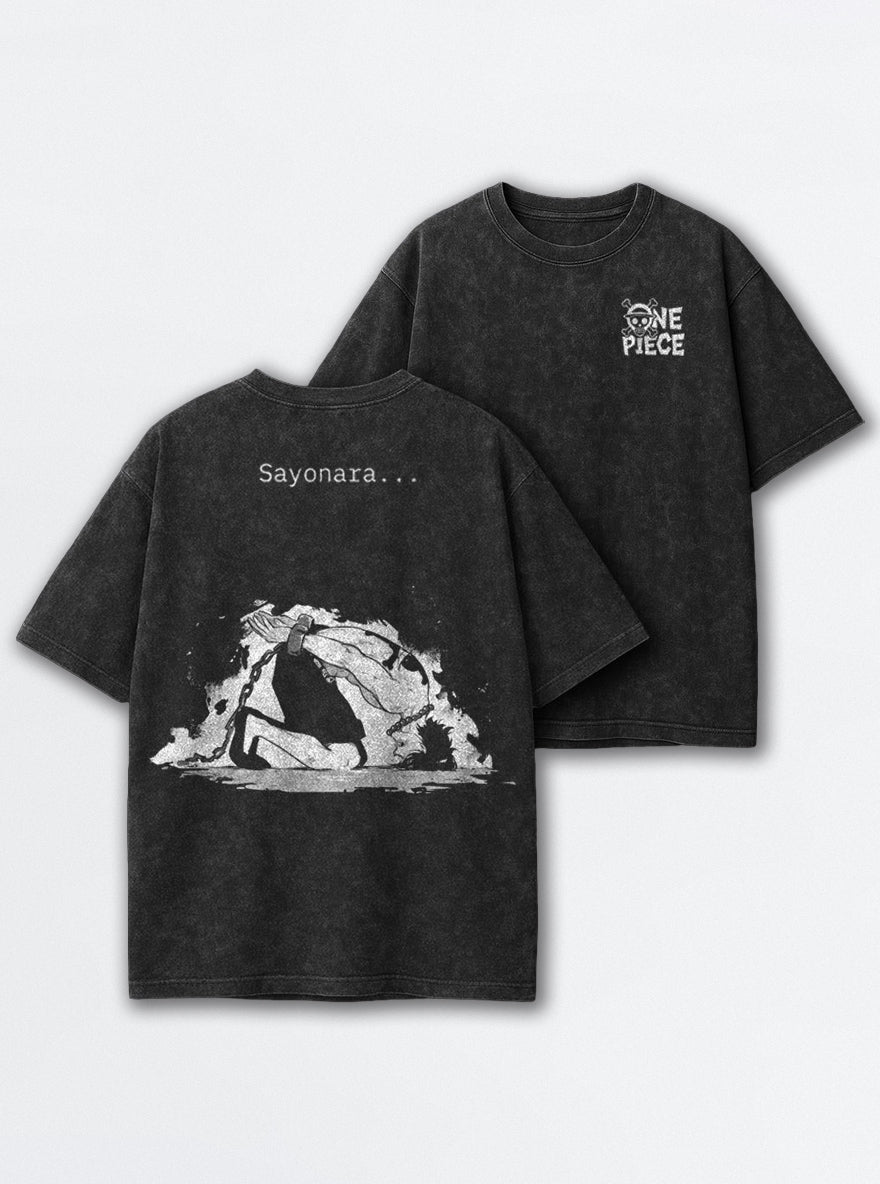 Ace's Farewell – T-Shirt – mockup | One Piece