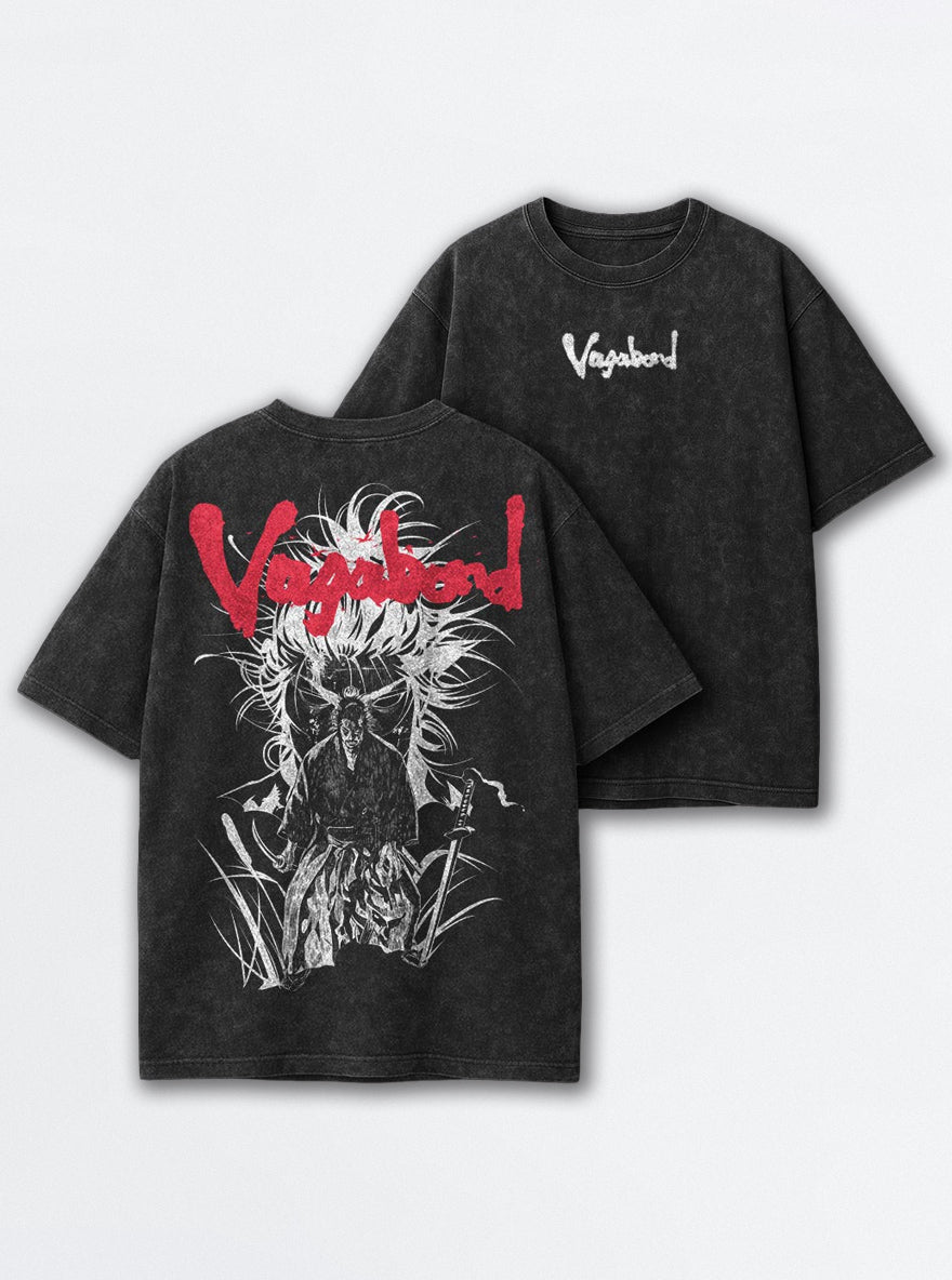 Wild Musashi – T-Shirt – mockup | Vagabond
