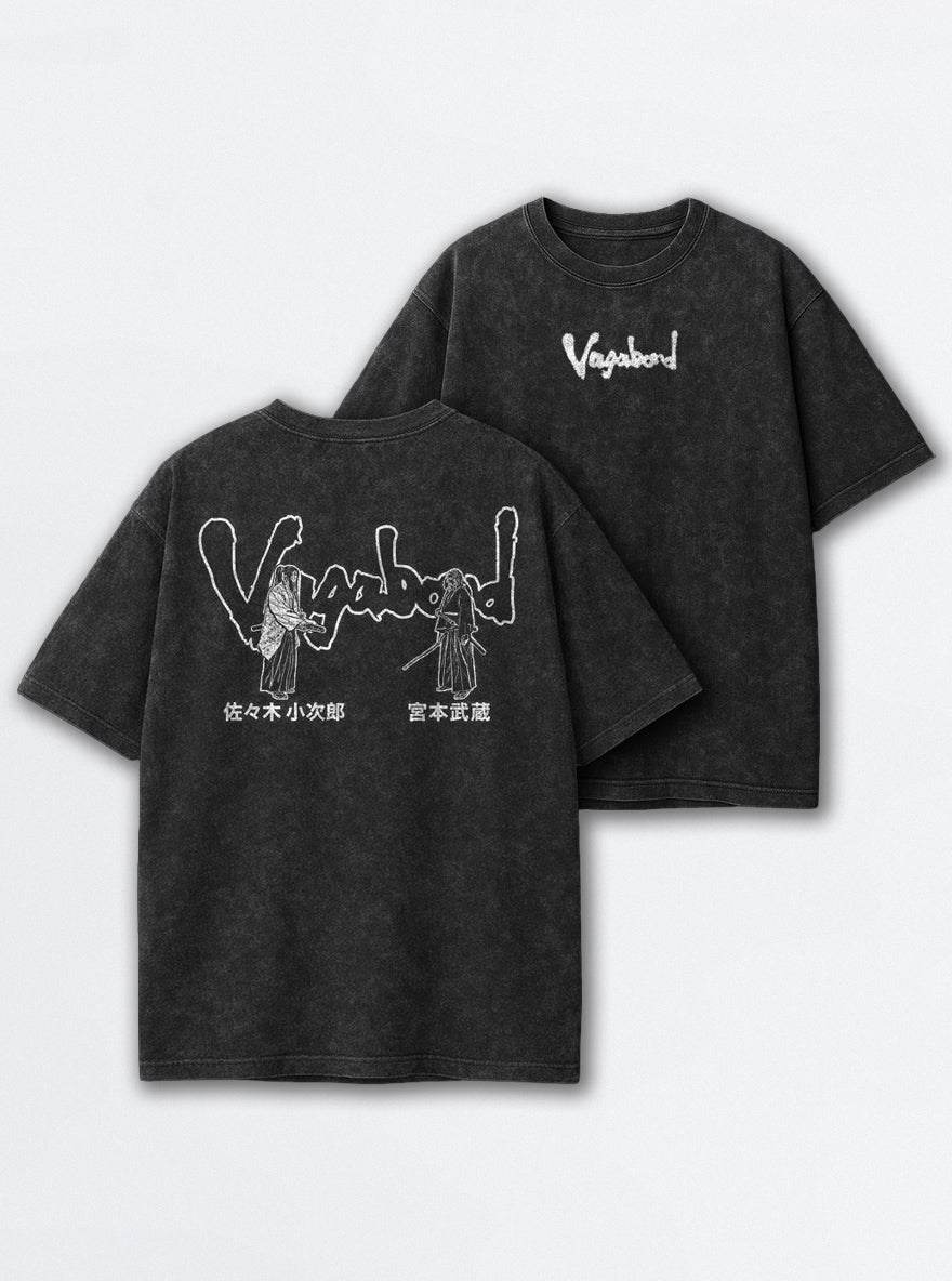 Kojiro & Musashi – T-Shirt – mockup | Vagabond