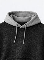 Choso Piercing Blood – Black & Grey Hoodie – hood close-up | Jujutsu Kaisen