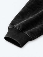 Choso Piercing Blood – Black & Grey Hoodie – cuff close-up | Jujutsu Kaisen