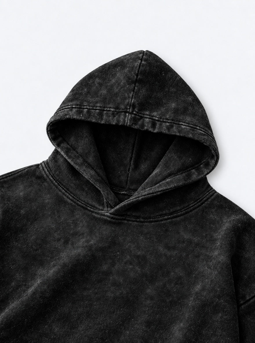 Nezuko Rage – Hoodie – hood close-up | Demon Slayer
