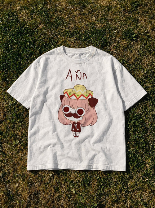 A A – White Tee – flat-lay | Meme Tees