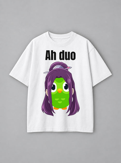 Ah Duo – White Tee – mockup | Apothecary Diaries