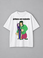 Girlboss and Malewife – White Tee – mockup | Apothecary Diaries