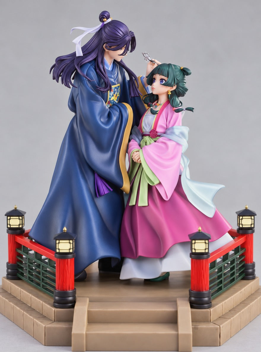 Jinshi & Maomao Shrine Figure – close-up | Apothecary Diaries
