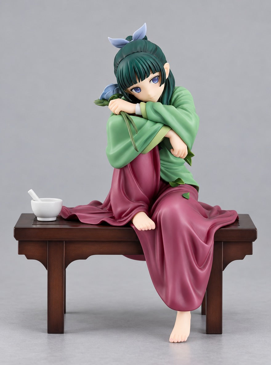 Maomao Bench Figure – front view | Apothecary Diaries