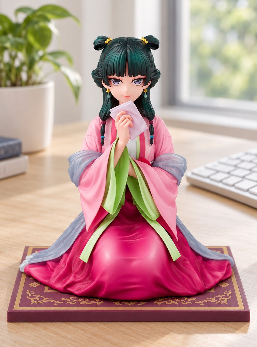 Maomao Kneeling Figure – on a desk | Apothecary Diaries