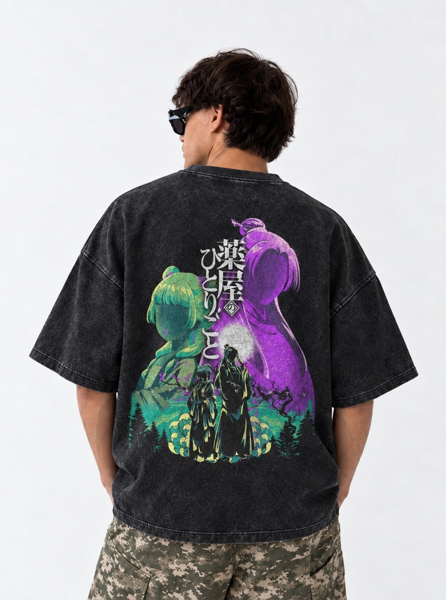 Moonlit Maomao & Jinshi – T-Shirt – model shot | Apothecary Diaries