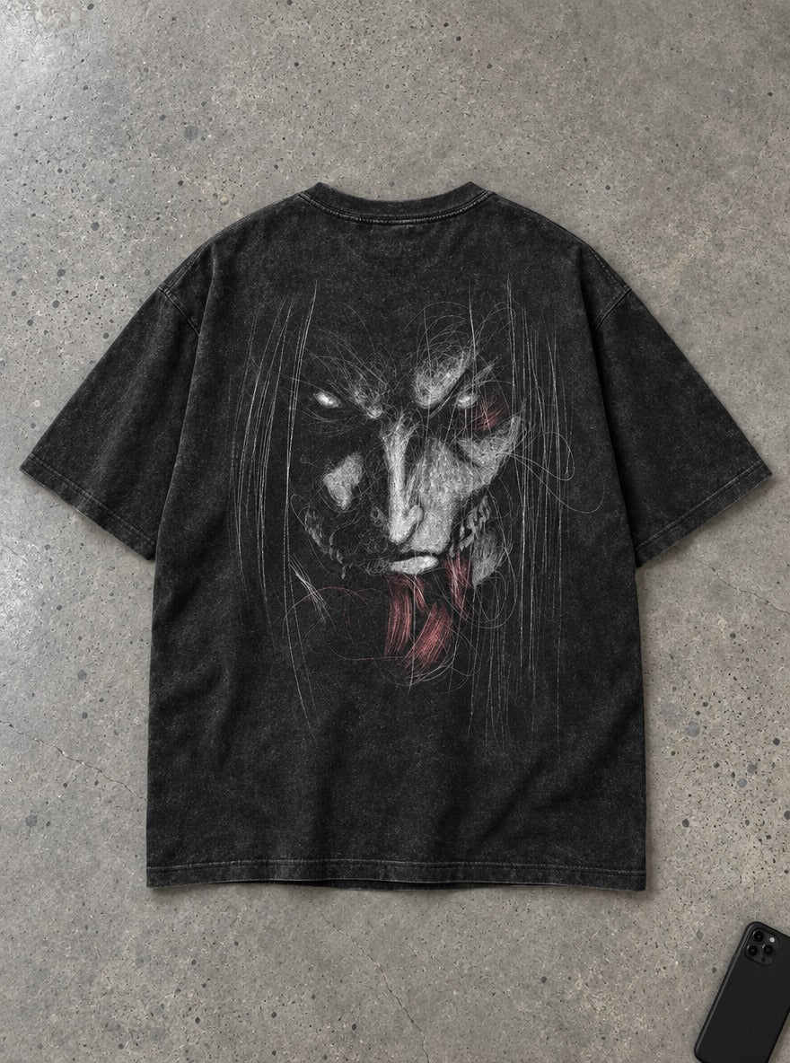Eren Glare – T-Shirt – flat-lay | Attack on Titan