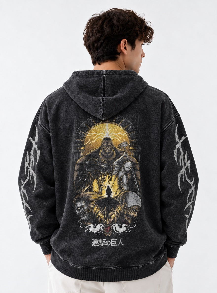 Titan Shifters – Hoodie – model shot | Attack on Titan