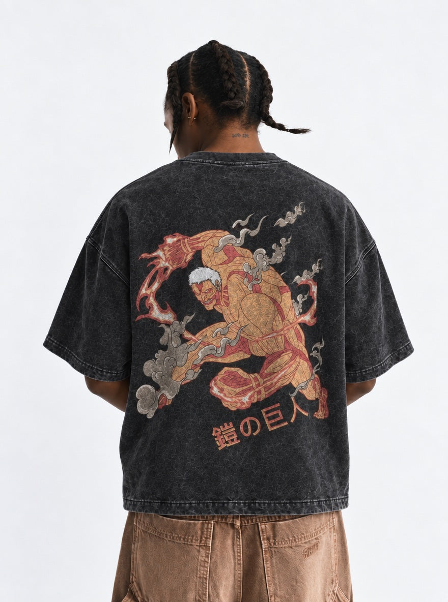 Armored Titan – T-Shirt – model shot | Attack on Titan
