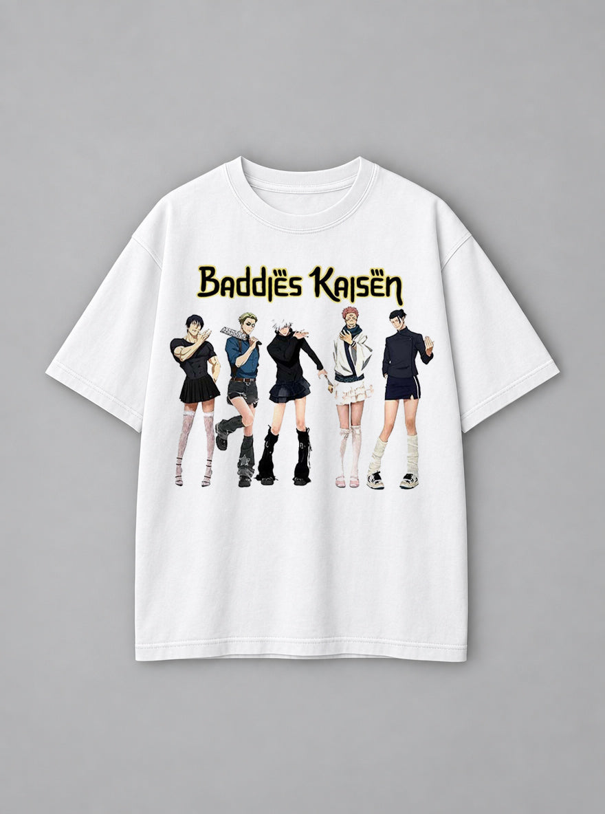 Baddies – White Tee – mockup | Meme Tees