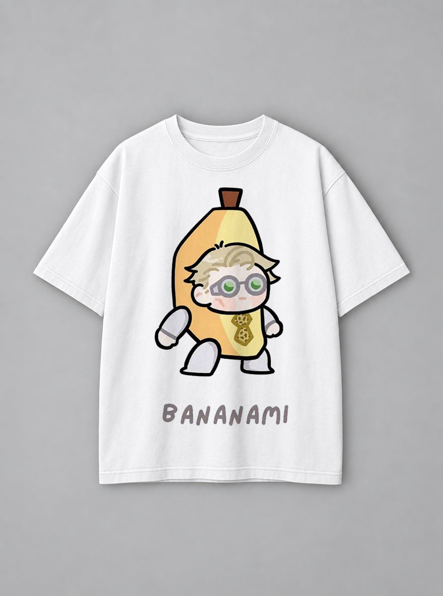 Bananami – White Tee – mockup | Meme Tees