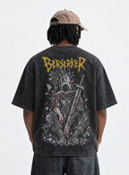 Berserker Yellow Title – T-Shirt – model shot | Berserk