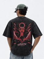 Red Eclipse Hand – T-Shirt – model shot | Berserk