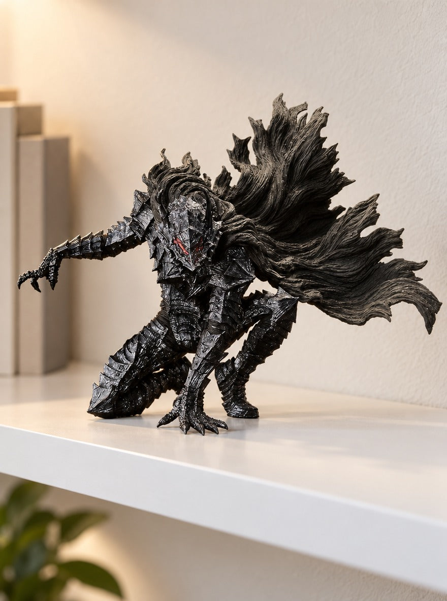 Guts Beast of Darkness Figure – on a display shelf | Berserk