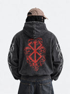 Skull Brand – Hoodie – model shot | Berserk