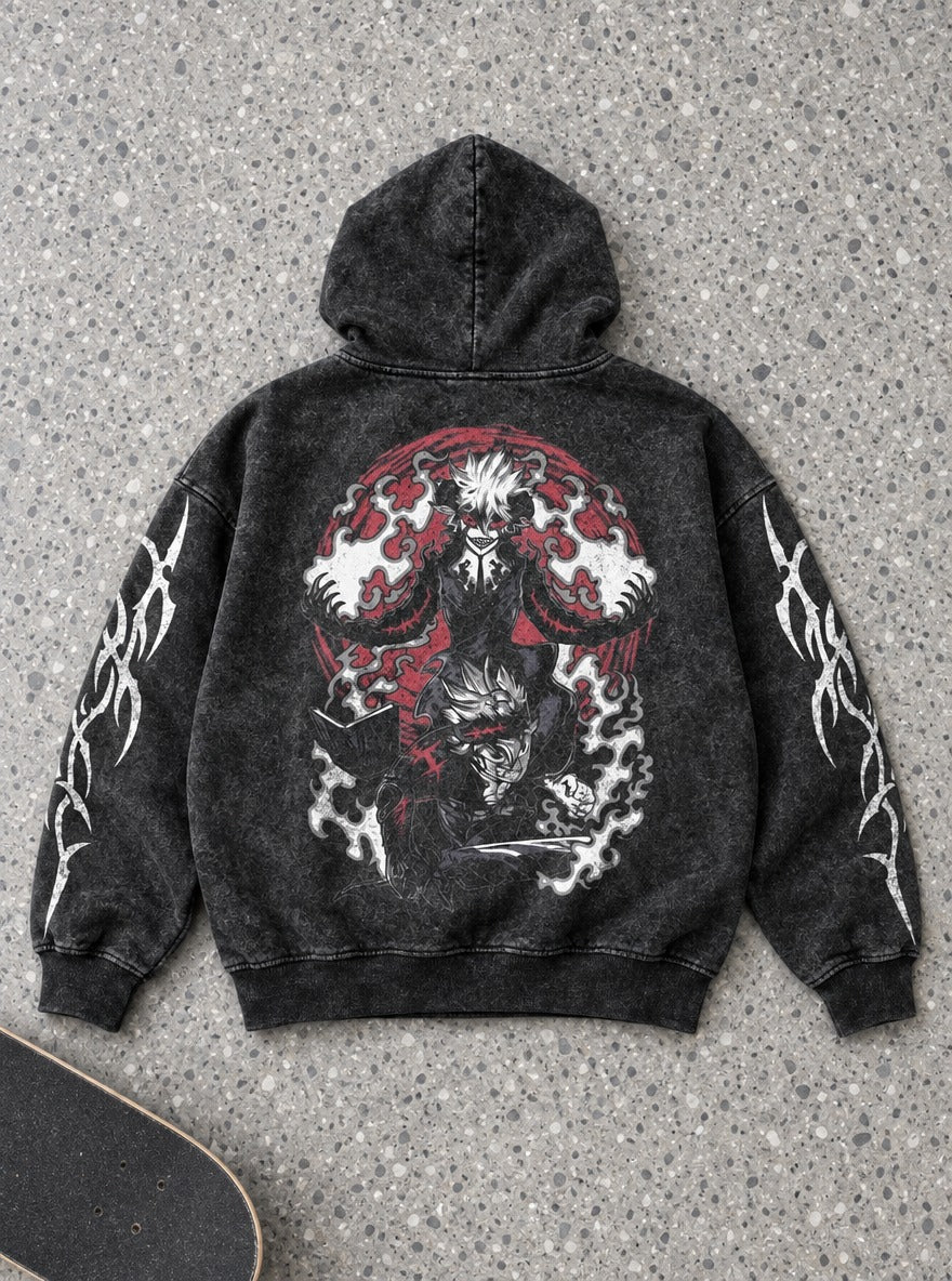 Asta Anti-Magic – Hoodie – flat-lay | Black Clover