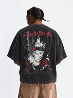 Asta Twin Swords – T-Shirt – model shot | Black Clover