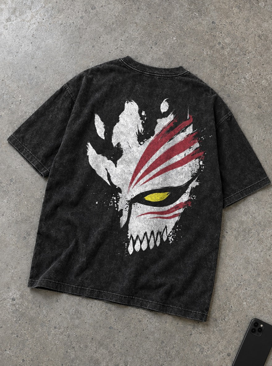 Hollow Mask – T-Shirt – flat-lay | Bleach