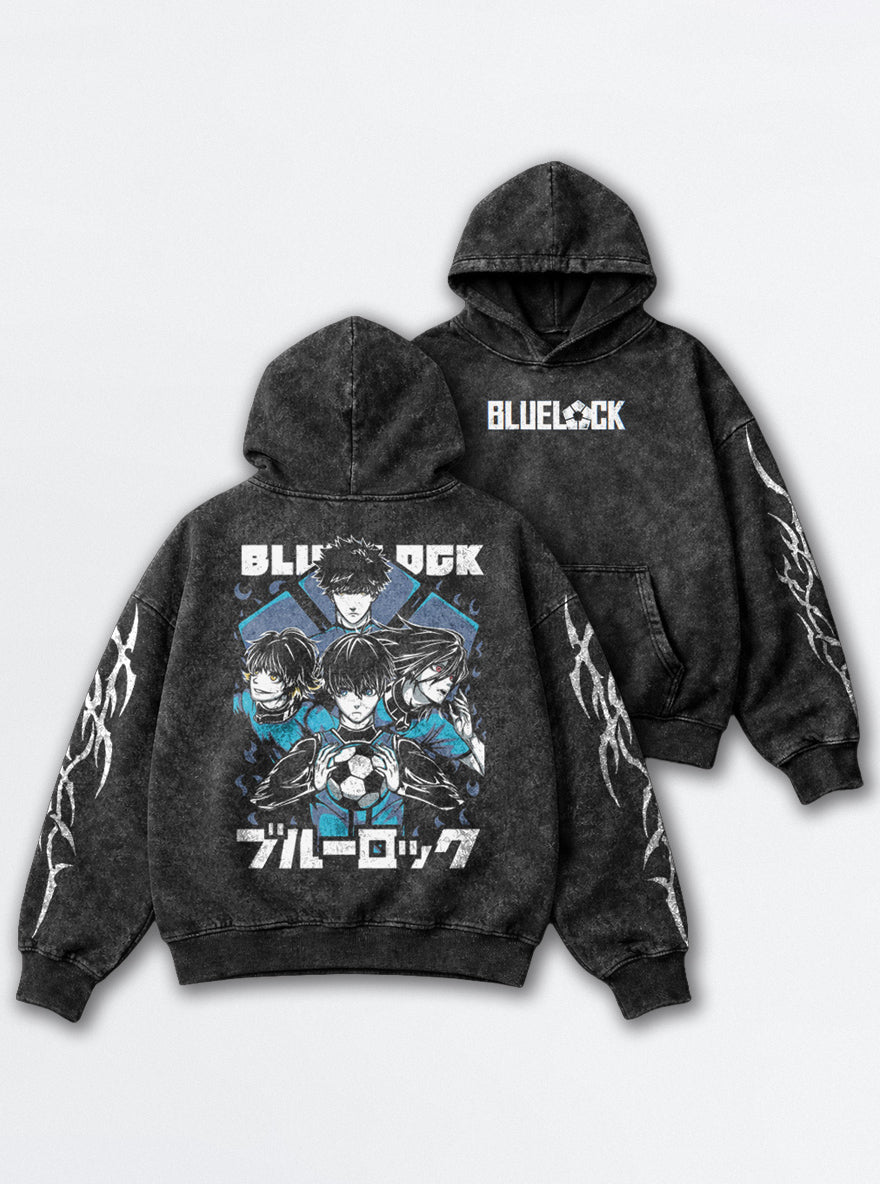 Diamond Cluster – Hoodie – mockup | Blue Lock