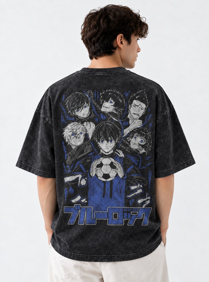 Isagi Orbit – T-Shirt – model shot | Blue Lock