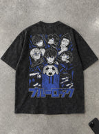 Isagi Orbit – T-Shirt – flat-lay | Blue Lock
