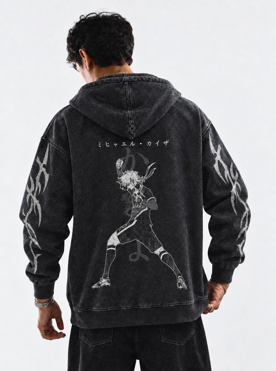 Kaiser Triumph – Hoodie – model shot | Blue Lock