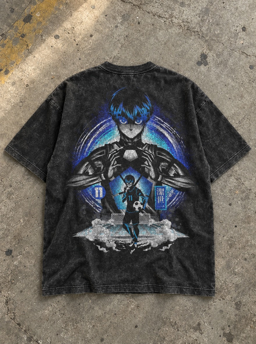 Nagi Giant – T-Shirt – flat-lay | Blue Lock