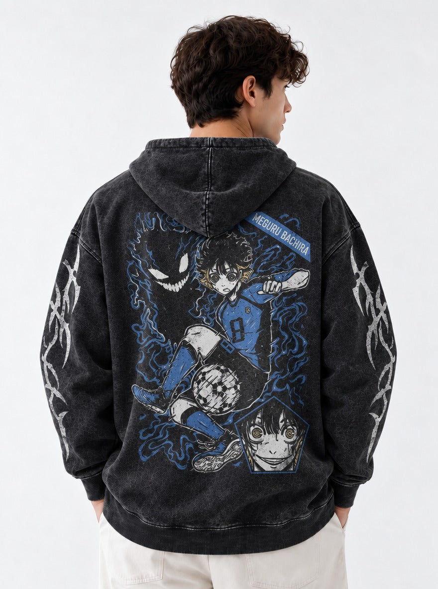 Shadow Tendril – Hoodie – model shot | Blue Lock