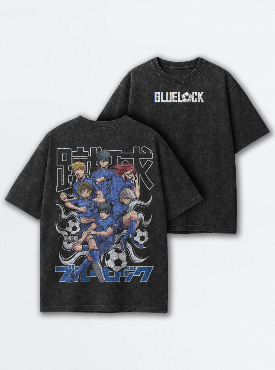 Six Strike – T-Shirt – mockup | Blue Lock