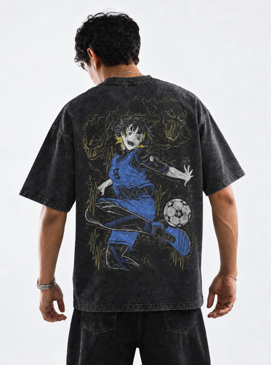 Yellow Flash – T-Shirt – model shot | Blue Lock