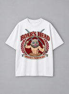 Boar's Head – White Tee – mockup | Meme Tees