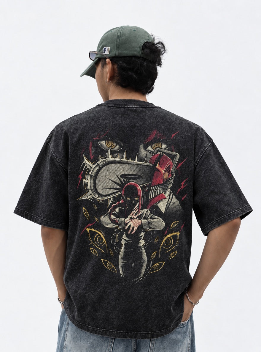 Makima's Leash – T-Shirt – model shot | Chainsaw Man