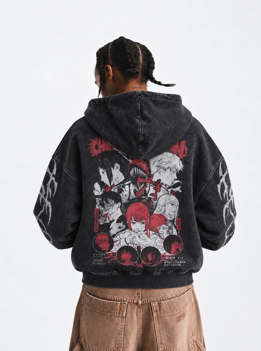 Devil Hunters – Hoodie – model shot | Chainsaw Man