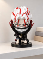 Chibi Okarun Figure – on a display shelf | Dandadan