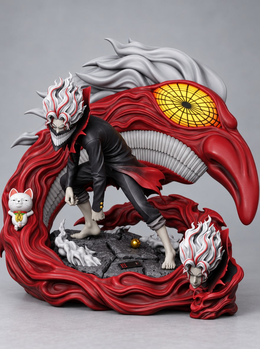 Okarun Creature Diorama Figure – close-up | Dandadan