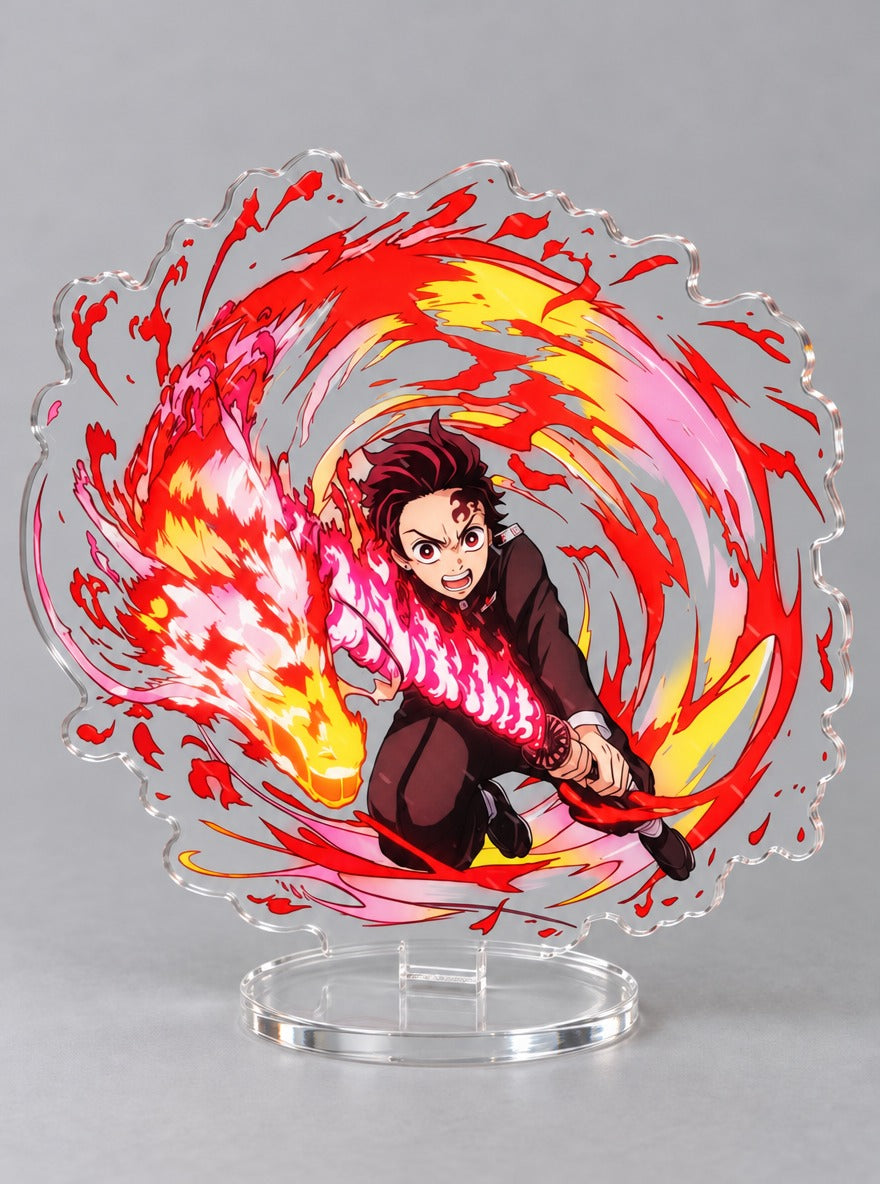 Breathing Style Acrylic Stand – Tanjiro Sun Breathing – stand | Demon Slayer