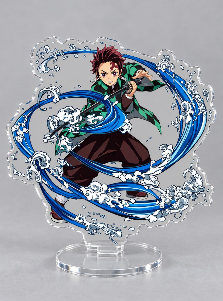 Breathing Style Acrylic Stand – Tanjiro Water Breathing – stand | Demon Slayer