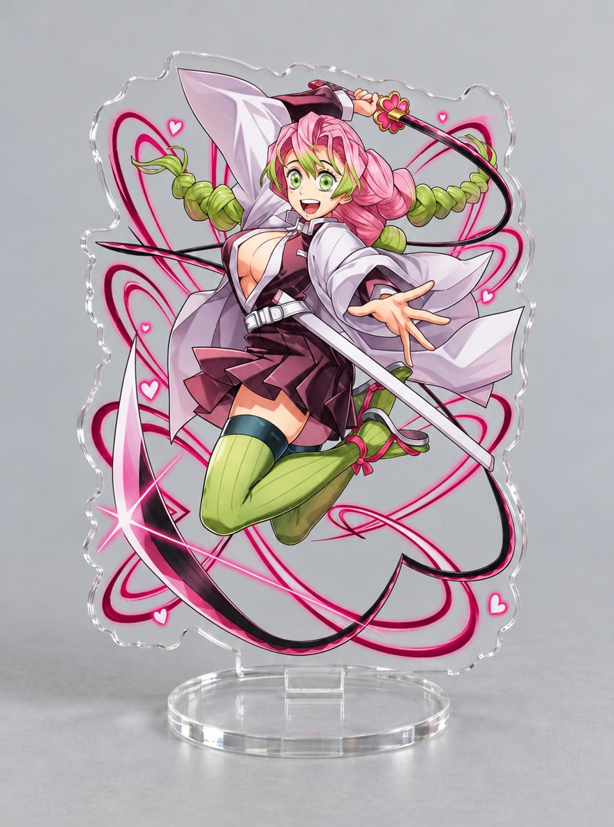 Breathing Style Acrylic Stand – Mitsuri Love – stand | Demon Slayer