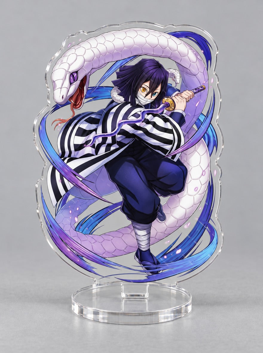 Breathing Style Acrylic Stand – Obanai Serpent – stand | Demon Slayer