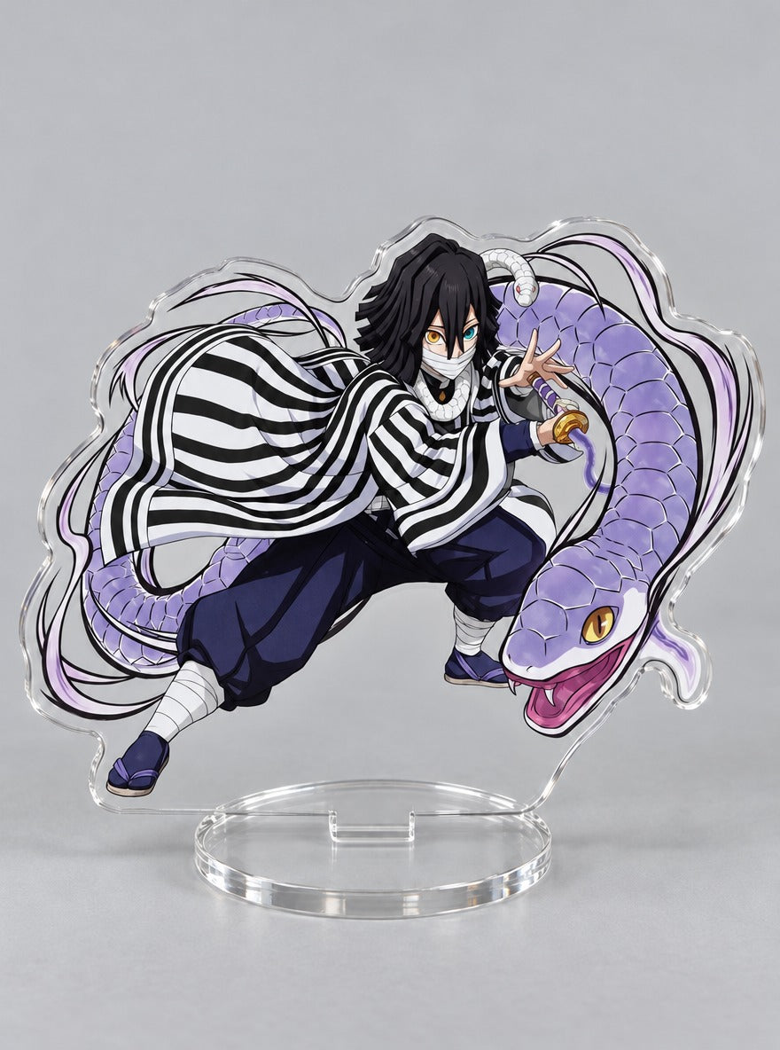 Breathing Style Acrylic Stand – Obanai Coil – stand | Demon Slayer