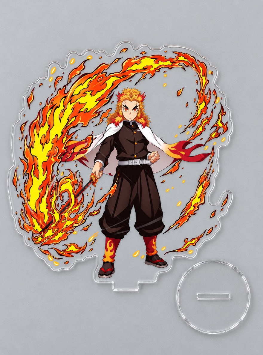 Breathing Style Acrylic Stand – All designs – panel and base | Demon Slayer