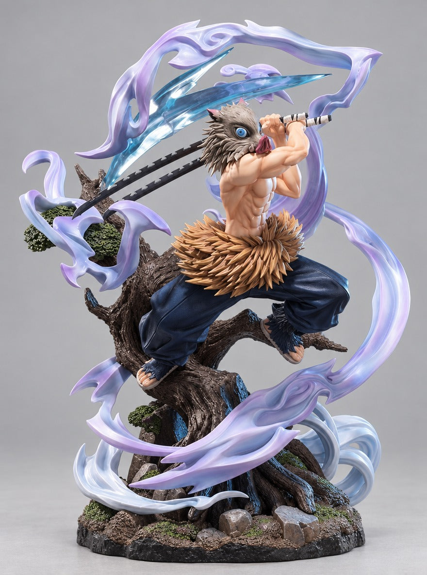 Inosuke Beast Breathing Figure – front view | Demon Slayer