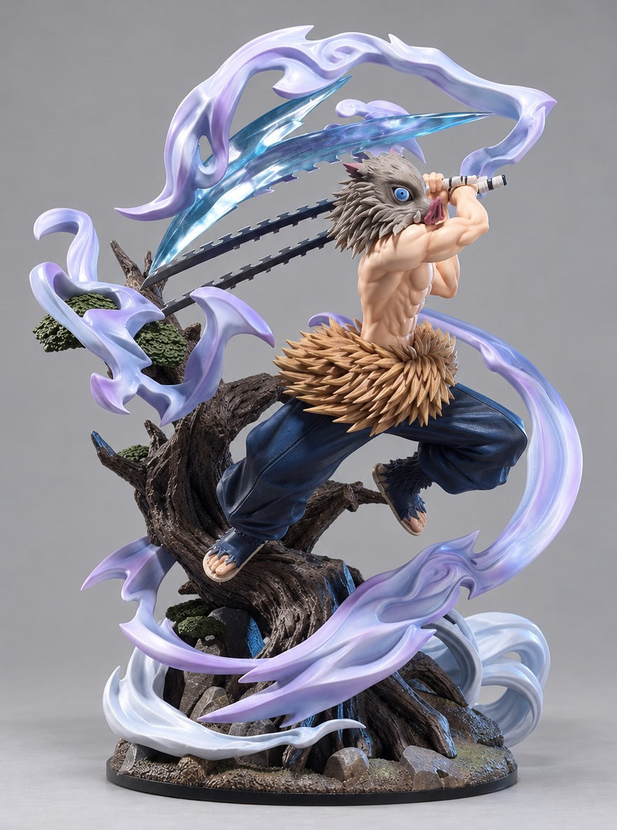 Inosuke Beast Breathing Figure – left side view | Demon Slayer