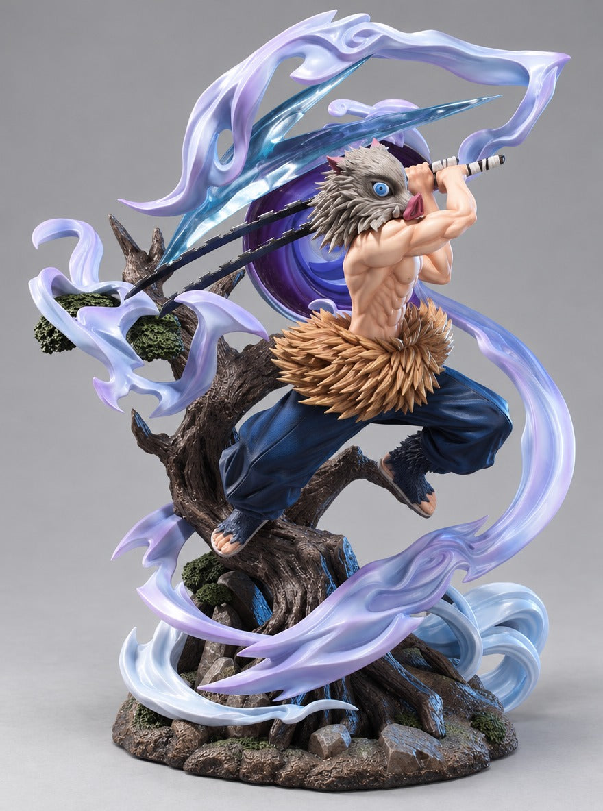 Inosuke Beast Breathing Figure – right side view | Demon Slayer