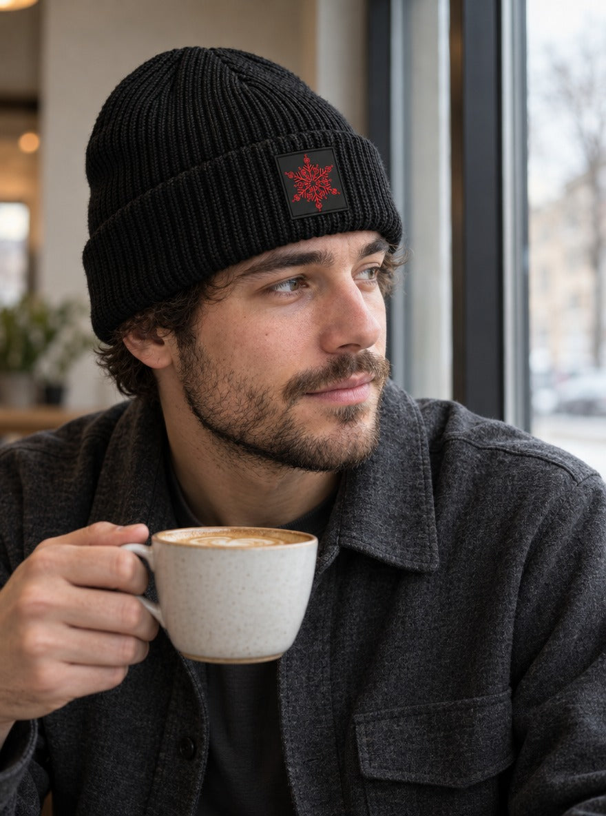 Slayer Crest Beanie 4-Pack – Black – Akaza – worn | Demon Slayer
