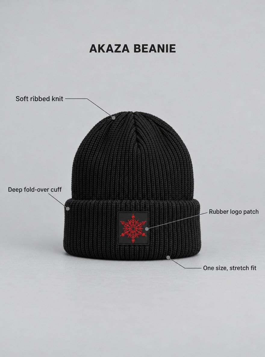 Slayer Crest Beanie 4-Pack – Black – Akaza – details | Demon Slayer