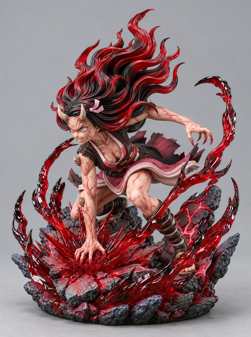Nezuko Demon Form Figure – left side view | Demon Slayer